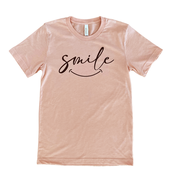 Smile Shirt - Peach